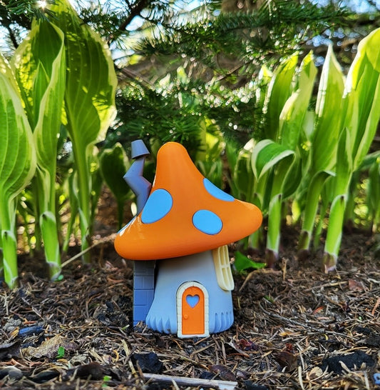 Mushroom Fairy House Garden Ornament