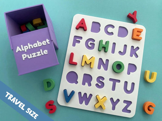 Plastic Alphabet Puzzle for Toddlers | ABC Learning Toy | Educational Letter Puzzle for Kids | Gift for Preschoolers