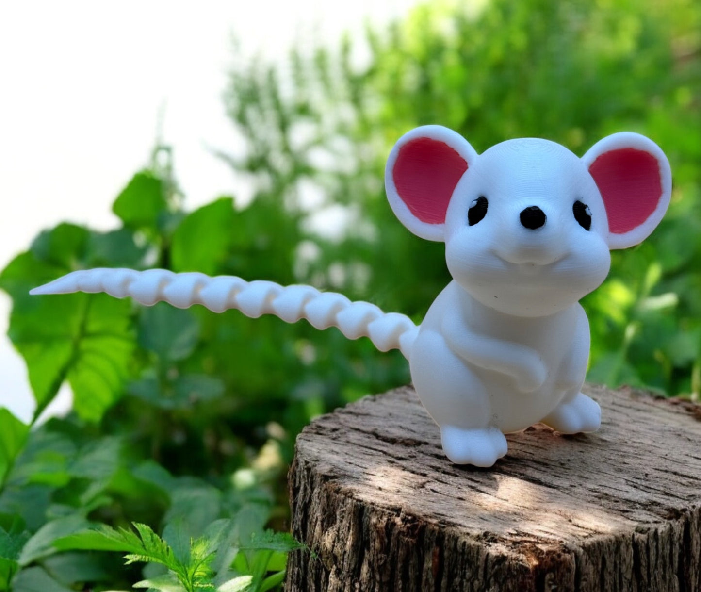 3D Printed Articulated Mouse – Perfect Gift for Animal Lovers and Desk Decor Enthusiasts! Sensory fidget toy.