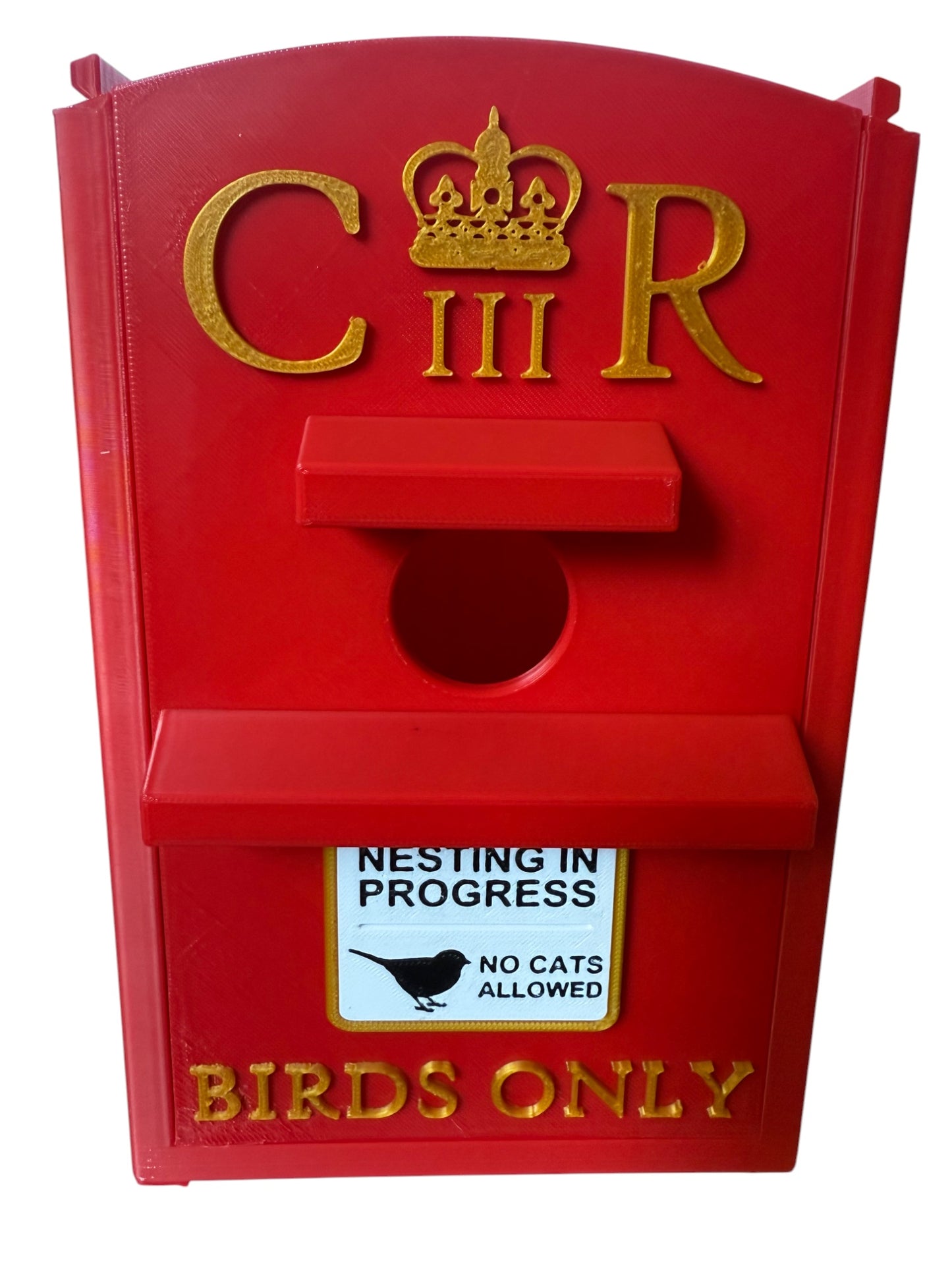 UK Postbox Bird Box | RED | B-GRADE