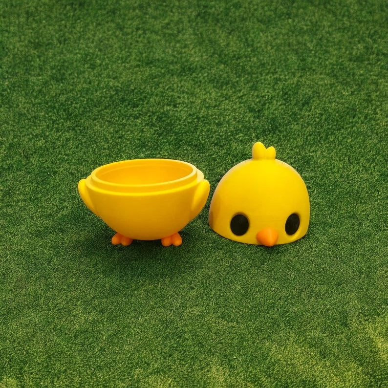 Adorable 3D-Printed Easter Chick Egg Holder | Easter Gift | Decoration | Egg Hunt