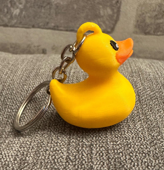 3D Printed Duck Keychain – Cute and Durable Accessory for Bags, Keys, and Gifts