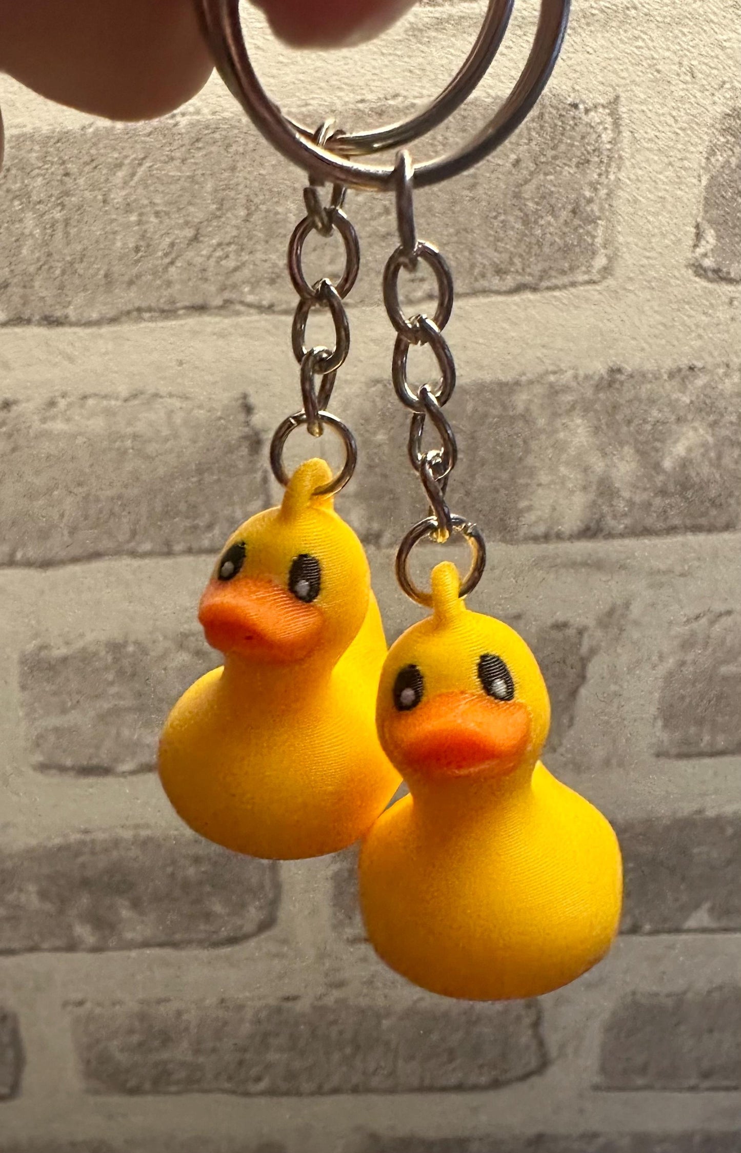 3D Printed Duck Keychain – Cute and Durable Accessory for Bags, Keys, and Gifts