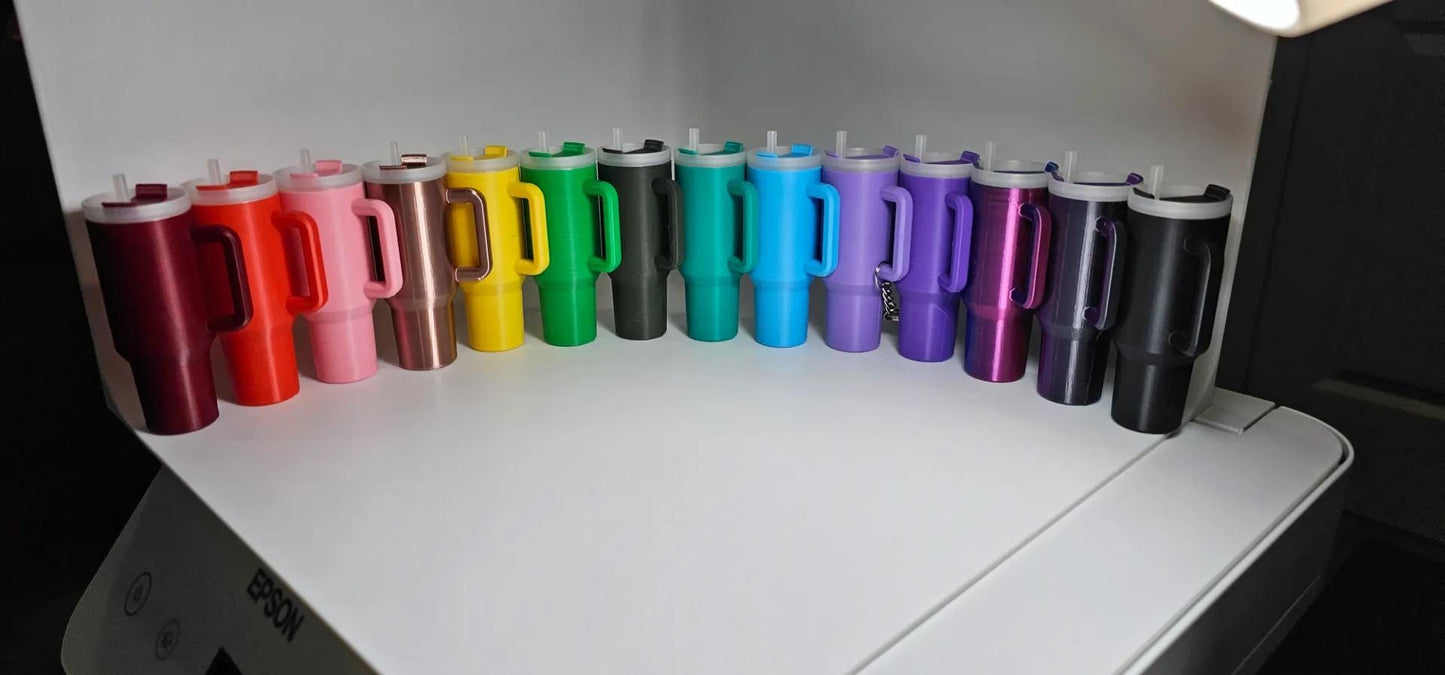 Stanley Cup Keychain - Lip Balm Holder β Functional, Stylish, and Perfect for On-the-Go!