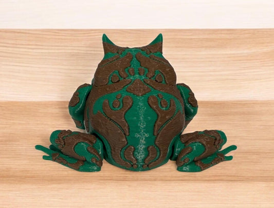 Katie & Harold – Adorable 3D Printed Articulated Frogs | Fidget Toy | Desk Animal