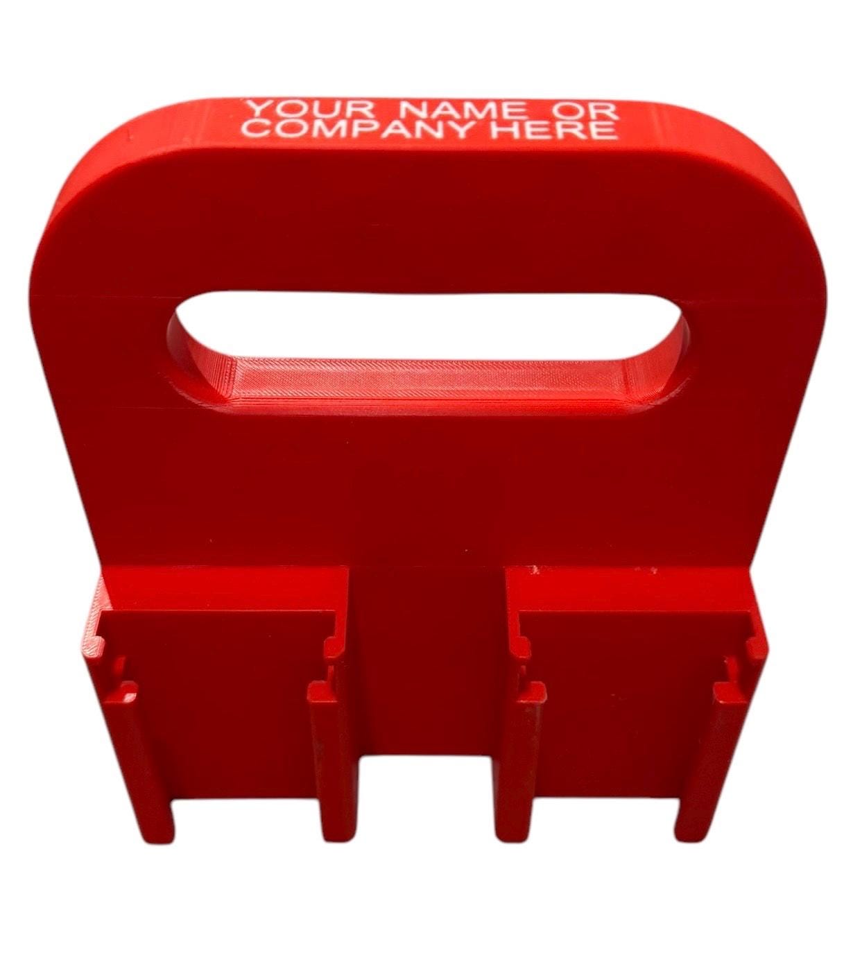 Makita LXT 18v Battery Caddy Carrier for 4 or 6 Batteries | DIY Gift | Builders Gift | Fathers Day | Heavy Duty | Personalisable