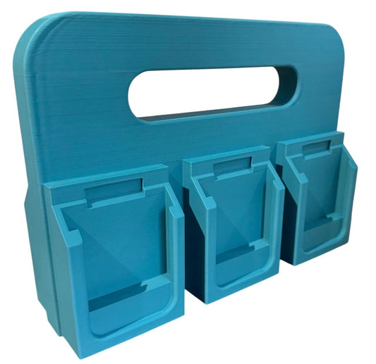 Makita LXT 18v Battery Caddy Carrier for 4 or 6 Batteries | DIY Gift | Builders Gift | Fathers Day | Heavy Duty | Personalisable