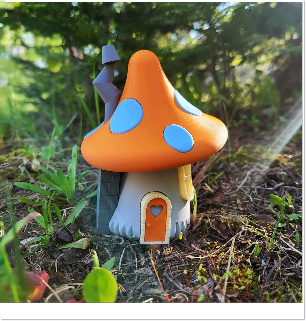 Mushroom Fairy House Garden Ornament