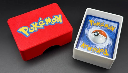 Pokemon Card Storage Box | Holds 100 Cards | 3D Printed Case | Gift for Gamers | Pokeball Deck Box