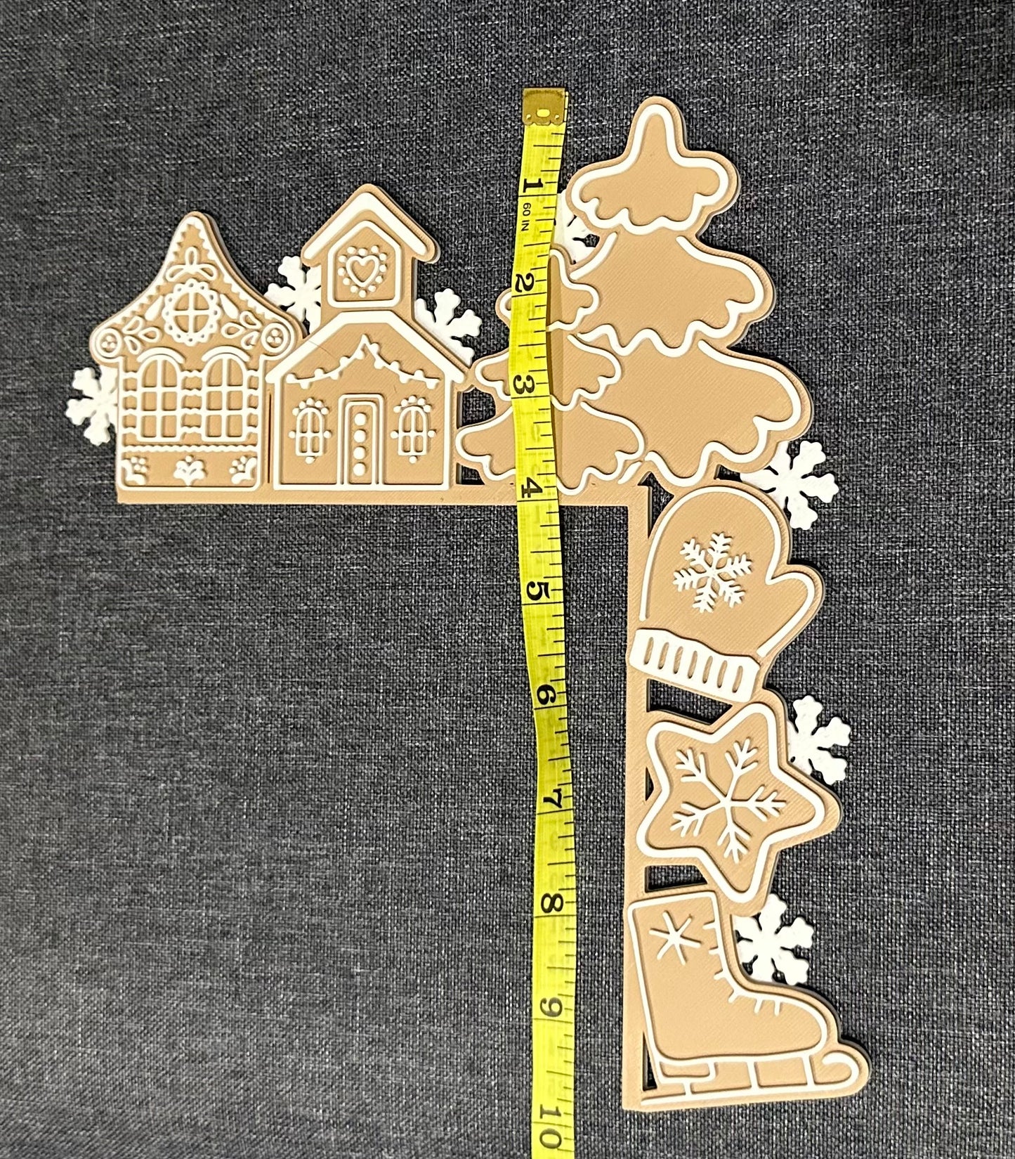 Gingerbread House Door & Light Switch Corner Decoration | Xmas Door Frame Decor | Gingerbread Man Christmas Decoration | Festive Home Decor