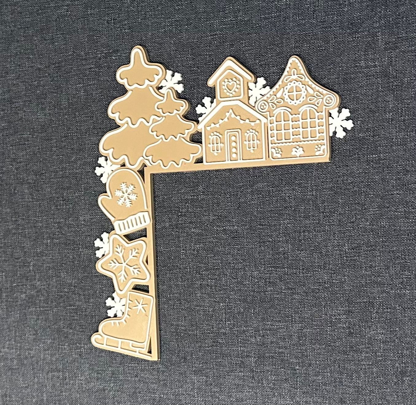 Gingerbread House Door & Light Switch Corner Decoration | Xmas Door Frame Decor | Gingerbread Man Christmas Decoration | Festive Home Decor