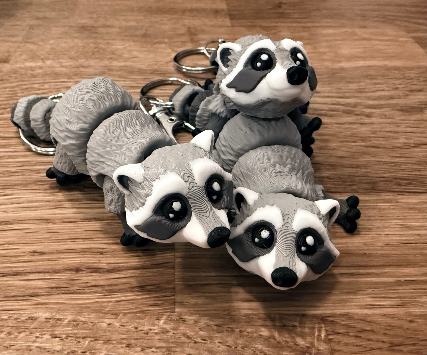 Adorable Articulated Raccoon | Desk Toy | Keychain | Sensory | Fidget Toy | MMMini | MatMire