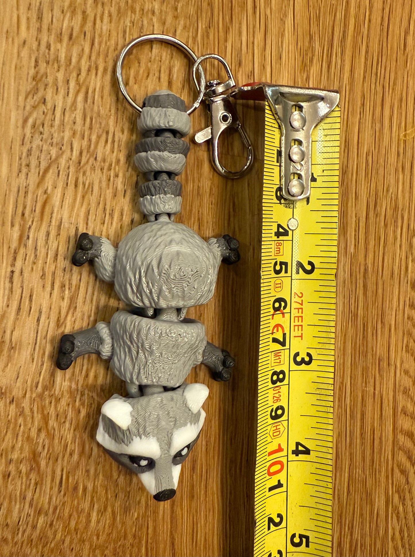 Adorable Articulated Raccoon | Desk Toy | Keychain | Sensory | Fidget Toy | MMMini | MatMire