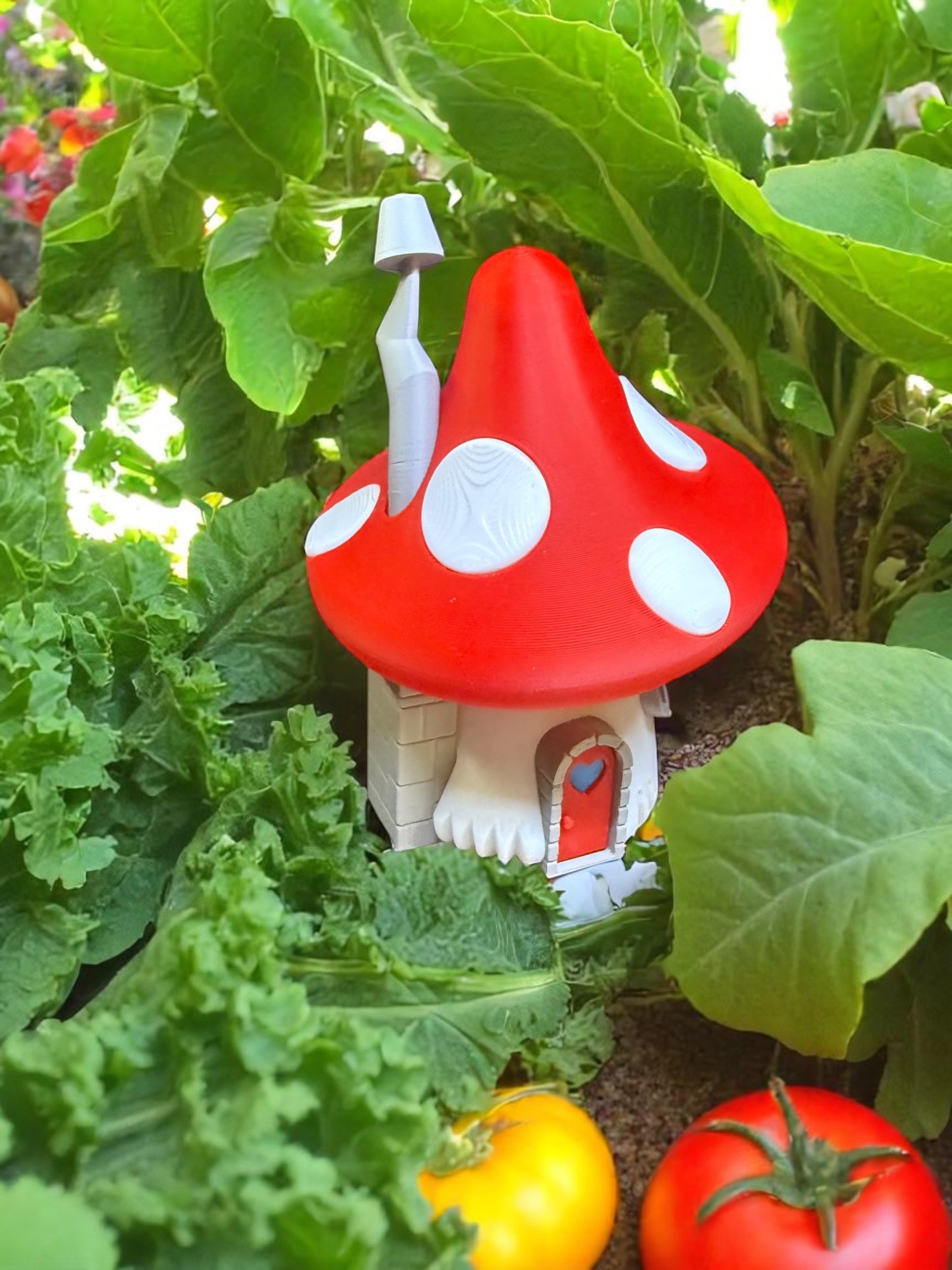 Mushroom Fairy House Garden Ornament