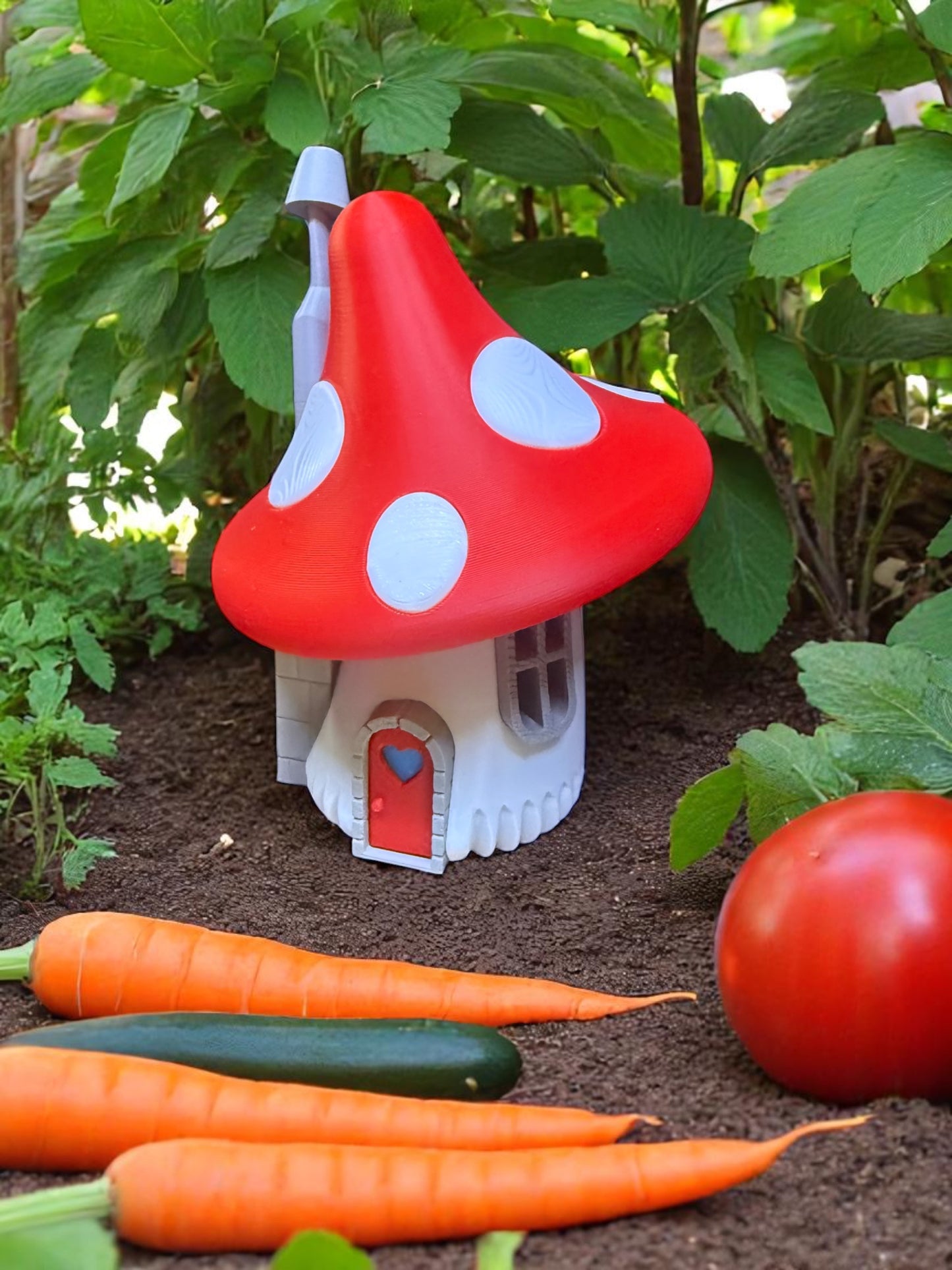 Mushroom Fairy House Garden Ornament