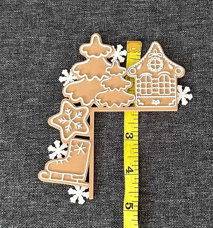 Gingerbread House Door & Light Switch Corner Decoration | Xmas Door Frame Decor | Gingerbread Man Christmas Decoration | Festive Home Decor