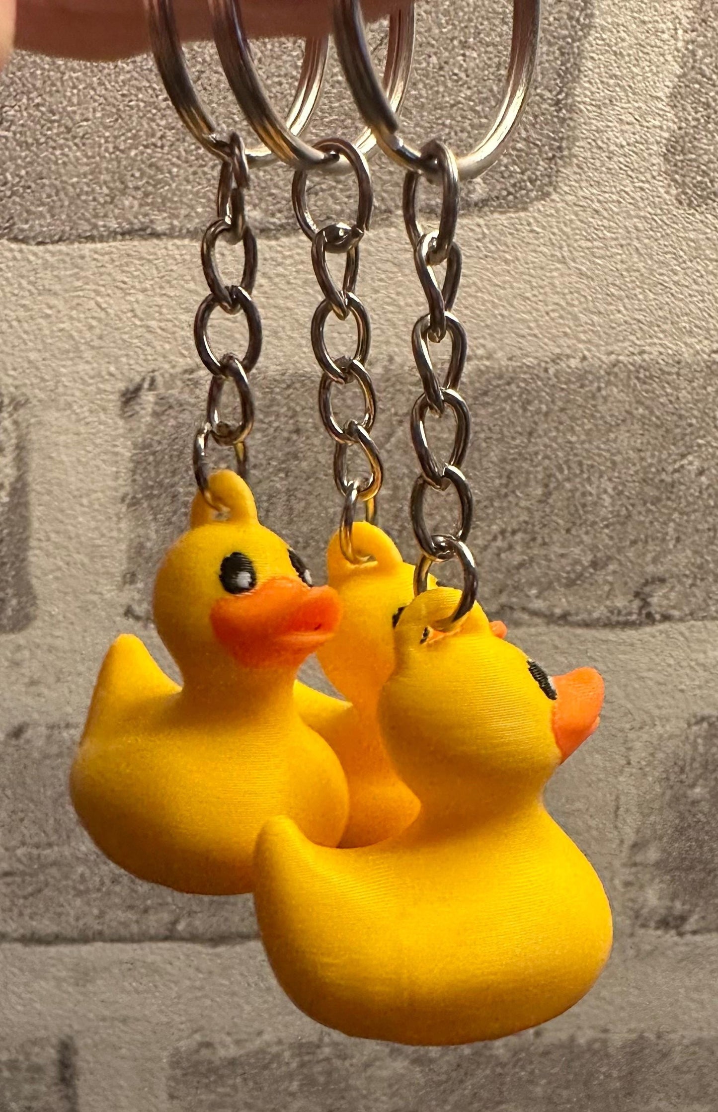 3D Printed Duck Keychain – Cute and Durable Accessory for Bags, Keys, and Gifts