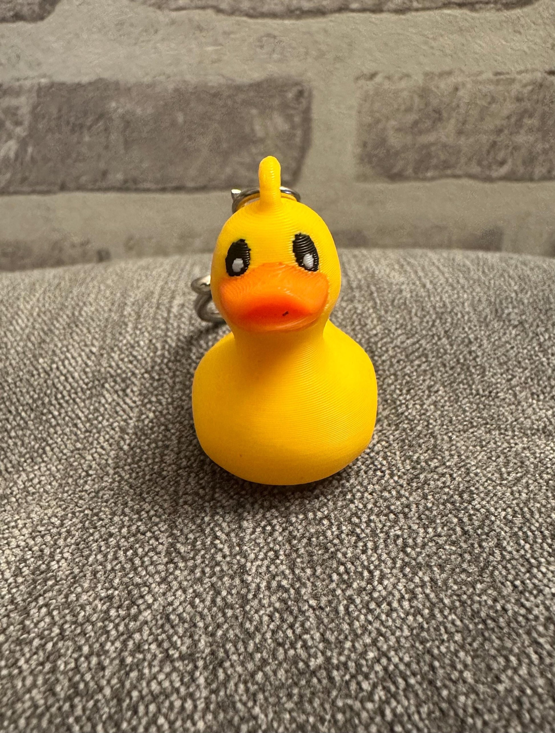 3D Printed Duck Keychain – Cute and Durable Accessory for Bags, Keys, and Gifts