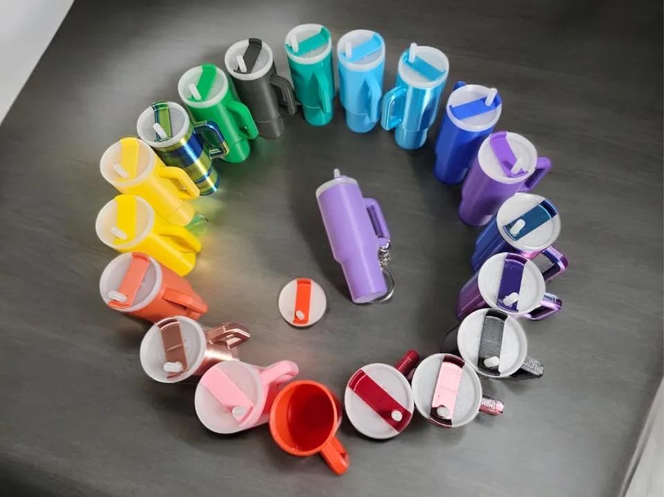 Stanley Cup Keychain - Lip Balm Holder – Functional, Stylish, and Perfect for On-the-Go!